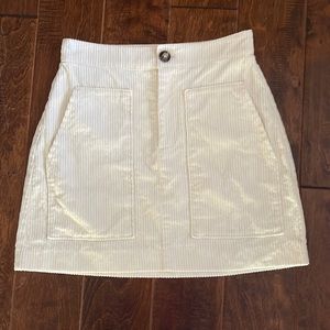 HM corduroy mini skirt